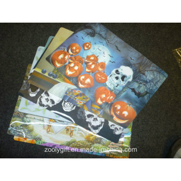 Skull Design Printing PP Table Placemat